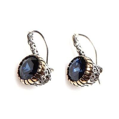 SAFİR TEK  TAŞLI KÜPE küpe8972