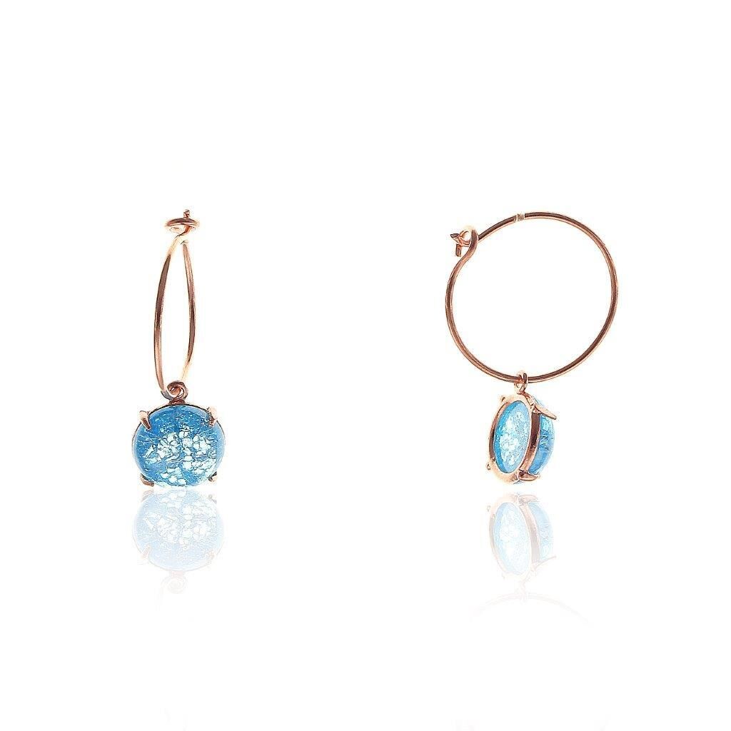 Mavi Kristalize Küpe SGTL5681