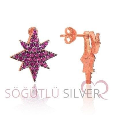 ikili kutup yıldızı küpe kupe8182