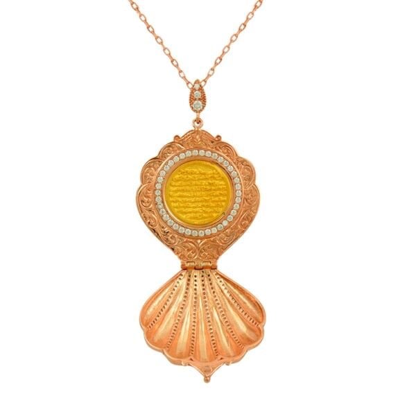 midye kapaklı kolye SGTL1825