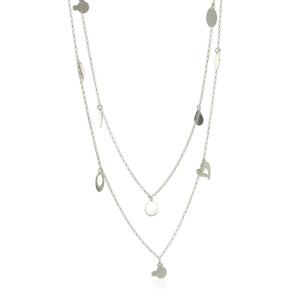 Sanş lazer kesim uzun şans Kolyesi SGTL6232