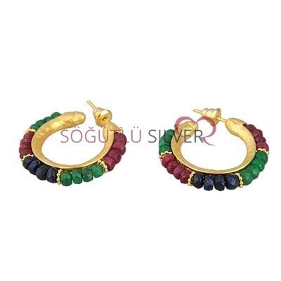 DOĞAL TAŞLI SET kolye7883