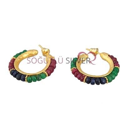 DOĞAL TAŞLI SET kolye7883