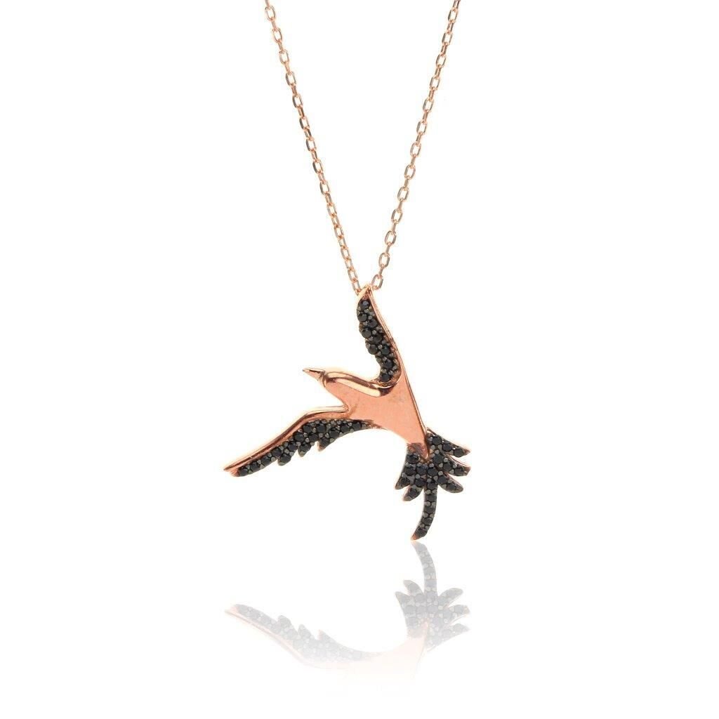 Onix Taşlı Martı Kolyesi SGTL6240