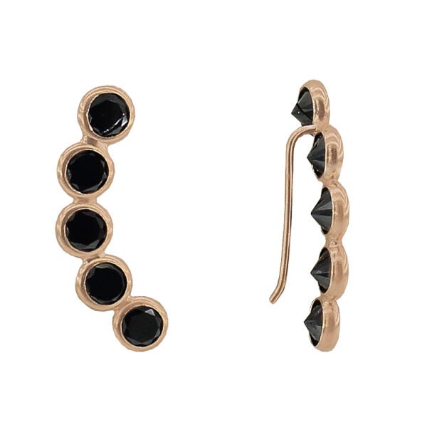 onix ve beş taşlı sıra küpe SGTL2671