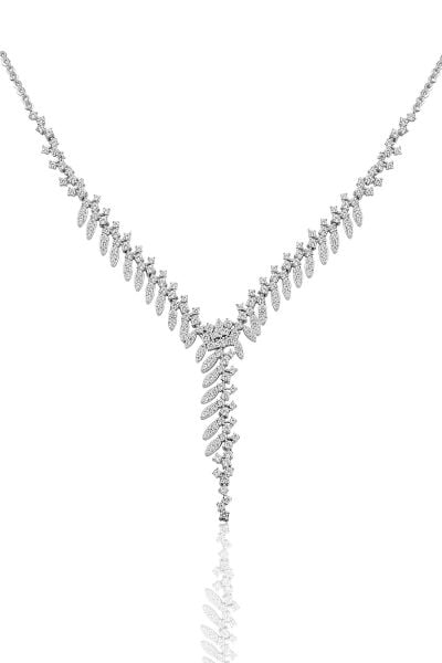 Gümüş rodyumlu pırlanta modeli  sultan  gümüş takım. SGTL10624