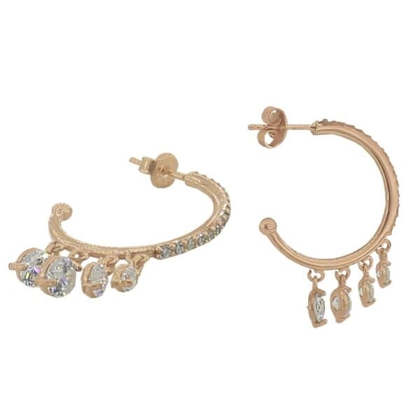 zirkon taşlı yarım halka k SGTL2665