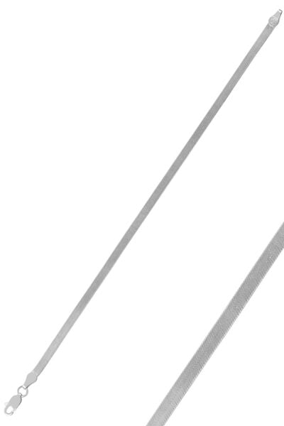 Gümüş desenli çif taraflı italyan yassı bileklik SGTL9835RODAJ