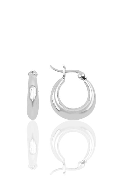 Gümüş 16 mm halka küpe SGTL9927RODAJ
