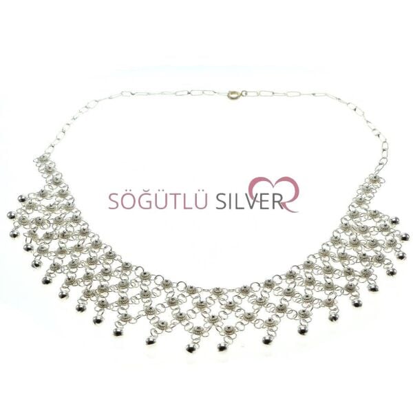 Dört sıra Kişniş kolye SGTL6265