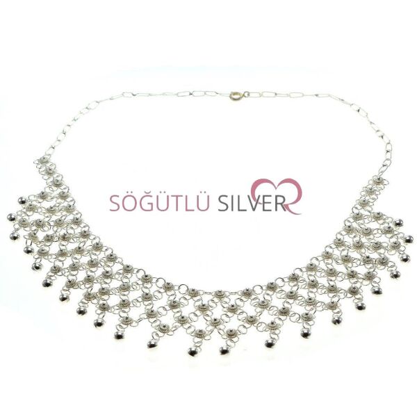 Dört sıra Kişniş kolye SGTL6265