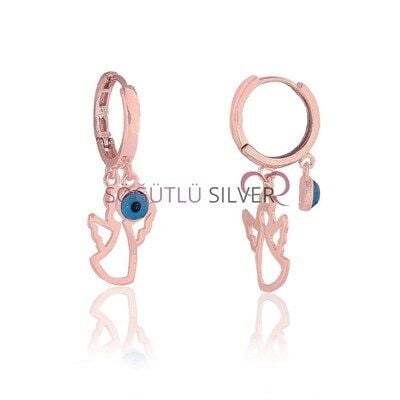 kanat  ve nazar boncuğu küpe SGTL3749