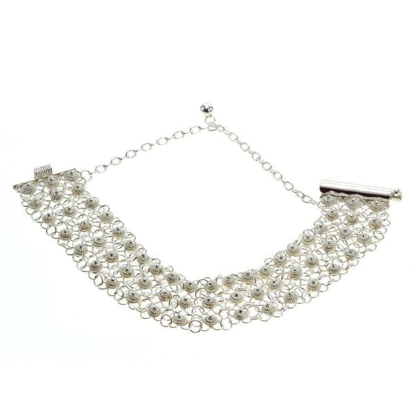 Telkari Üç sıra Kişniş Bileklik SGTL6268