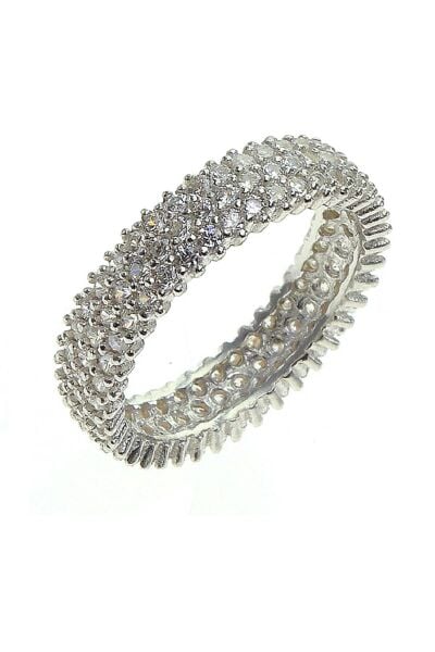 tamtur üç sıralı zirkon taşlı yüzük SGTL5733