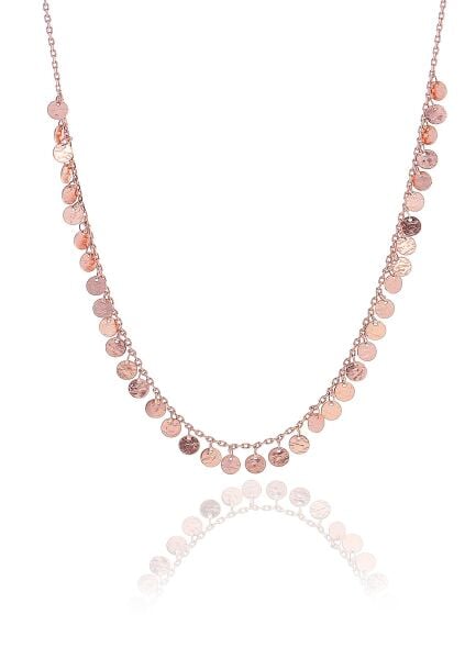 Gümüş rose dövme modeli pullu kolye SGTL10485ROSE