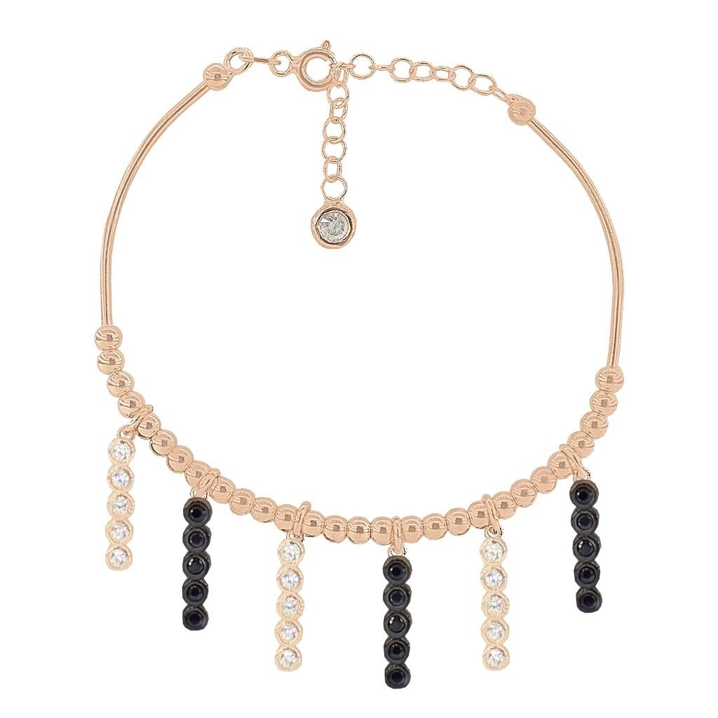 zirkon ve onix taşlı çubuk toplu bileklik SGTL2731