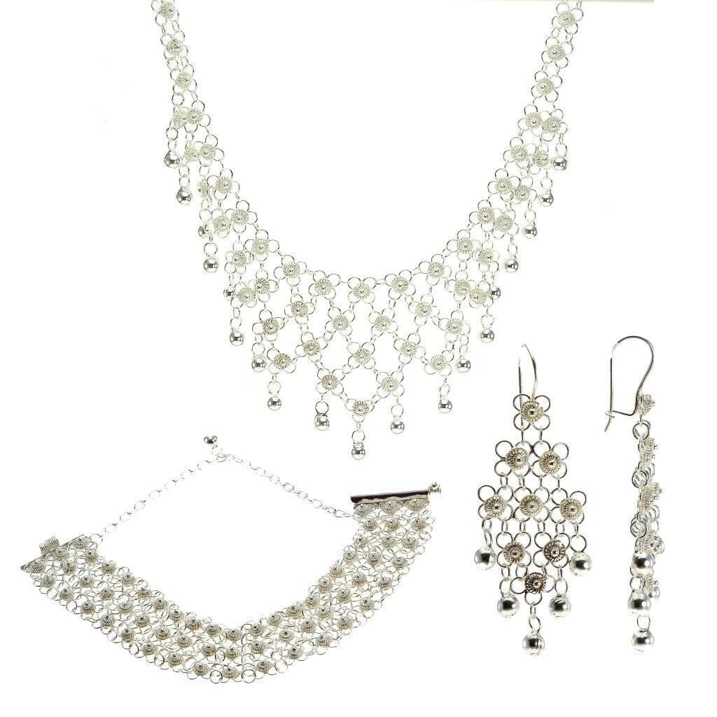 Telkari Üçgen Modeli Kişniş Takım SGTL6277