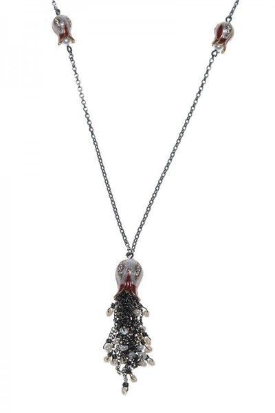 püsküllü uzun mineli lale kolye kolye5417