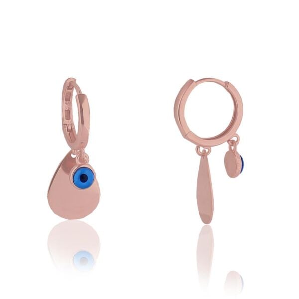 damla ve nazar boncuğu küpe SGTL3772