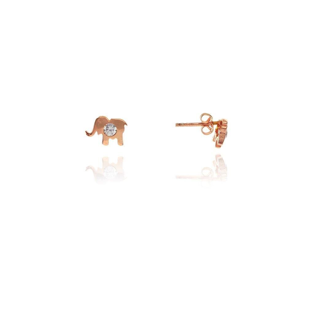 Mini pırlanta modeli fil küpe SGTL7917