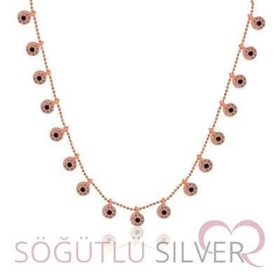 mini çiçekli kolye kolye4630