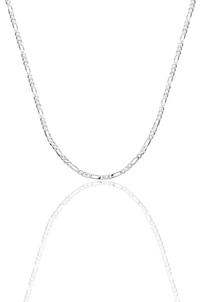 Gümüş figaro zincir kolye SGTL12379 Gümüş - 50 cm