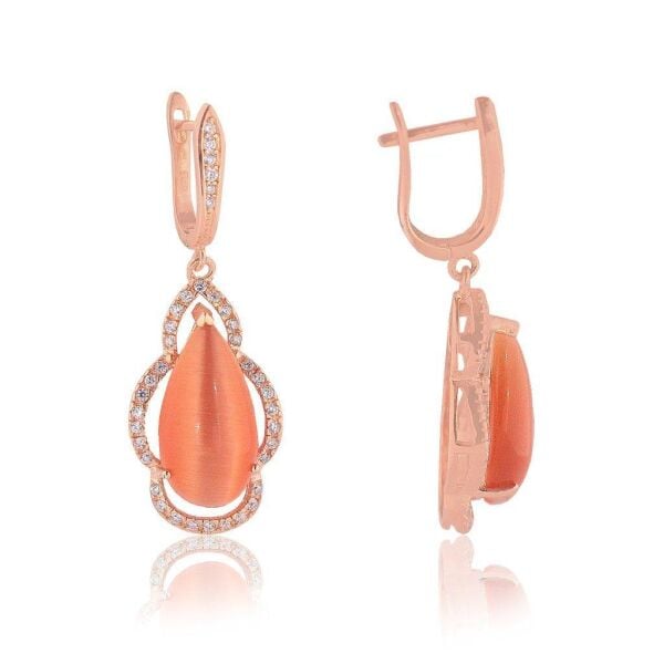 kedi gözü ve zirkon taşlı üçlü set SGTL3786