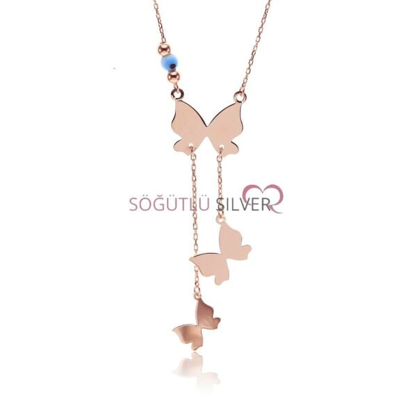 Uçuşan kelebekler kolyesi SGTL7559