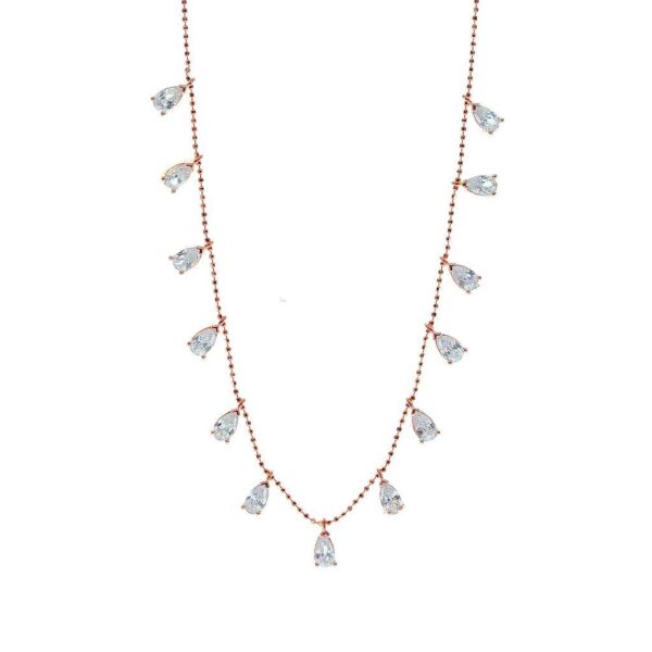 Zirkon taşlı damlalı kolye SGTL7989