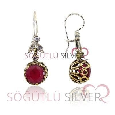 kök yakut taşlı otantik üçlü set SGTL3181
