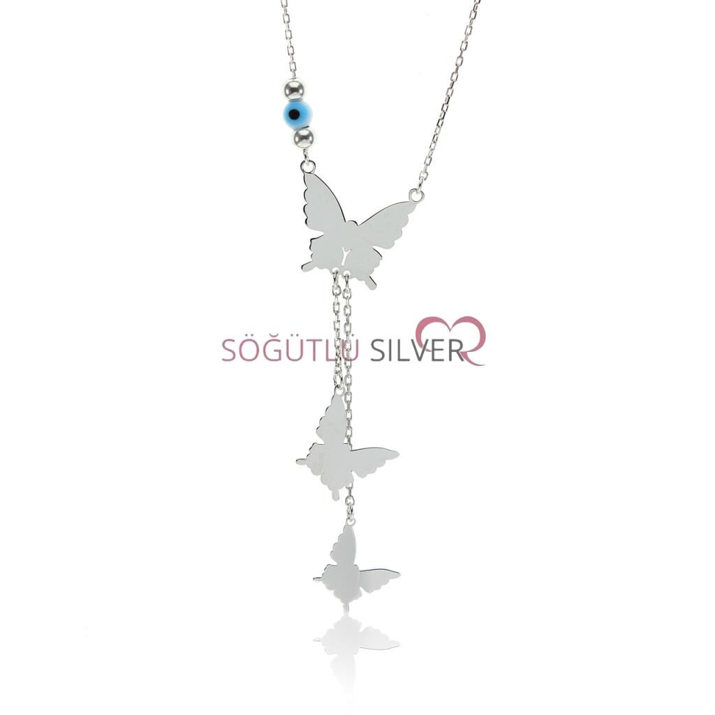 Uçuşan kelebekler kolyesi SGTL7561