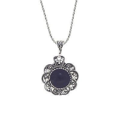 onix taşlı telkari modeli kolye kolye5046