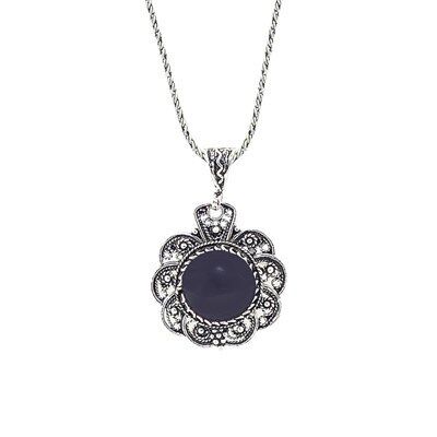 onix taşlı telkari modeli kolye kolye5046