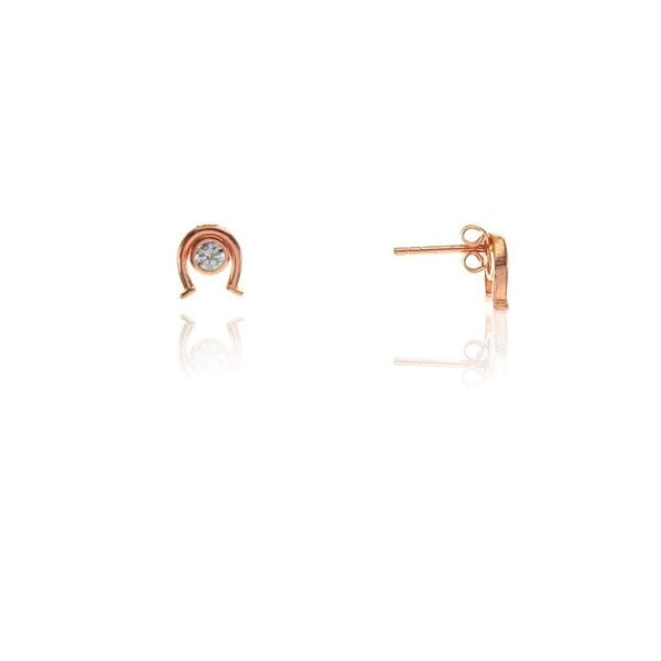 Mini pırlanta modeli nal küpe SGTL7933