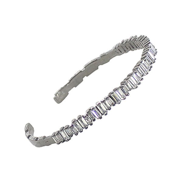 baget taşlı siyah rodaj bilezik SGTL2782