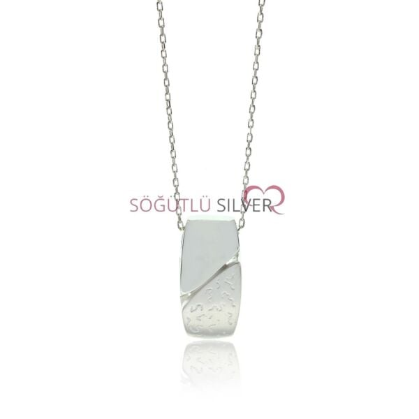 Rodyumlu kolye SGTL7576