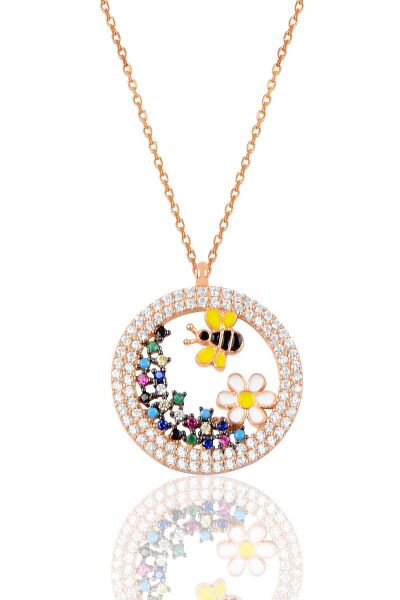 Gümüş bahar kolyesi SGTL9869