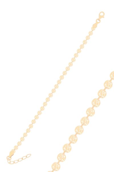 Gümüş rose dövme modeli pullu bileklik SGTL10514ROSE
