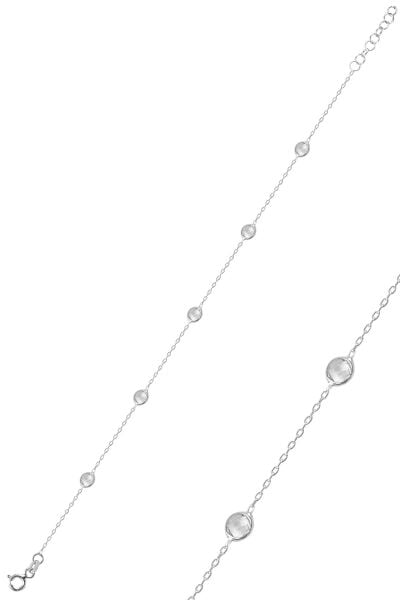 Gümüş rodyumlu sıra taşlı bileklik SGTL9890BYZ