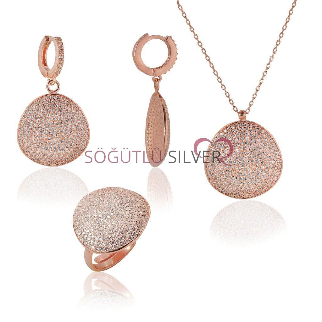 full taşlı pırlanta modeli üçlü set SGTL4171