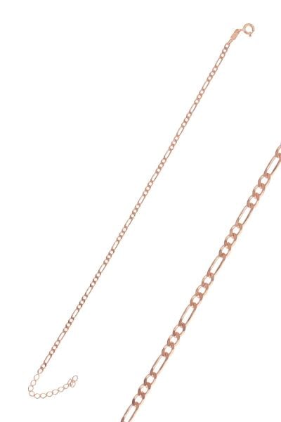 Gümüş rose figaro zincir bileklik SGTL10516ROSE