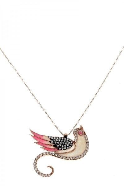 MİNELİ ROSE ANKA KUŞU KOLYE kolye5408