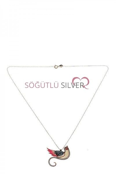 MİNELİ ROSE ANKA KUŞU KOLYE kolye5408