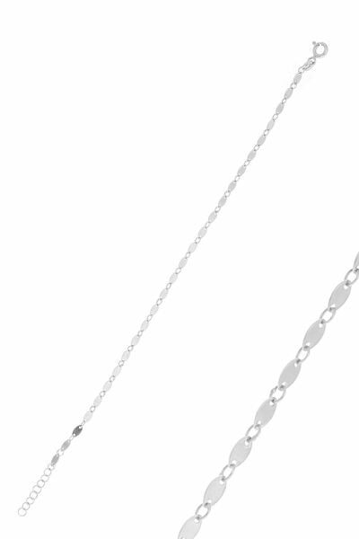 Gümüş mekik pullu bileklik SGTL10523RODAJ