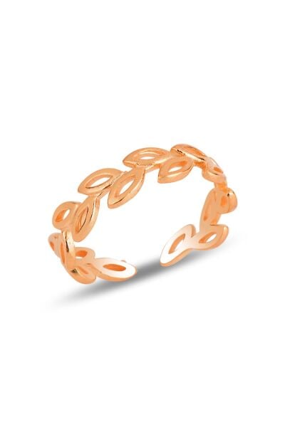 Gümüş rose ayarlamalı sarmaşık yüzük SGTL11814ROSE