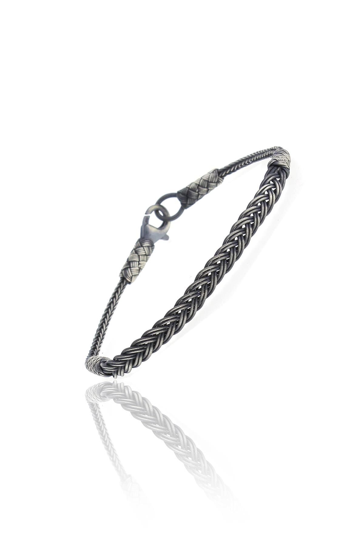 Gümüş örgülü kazaziye bileklik SGTL10526