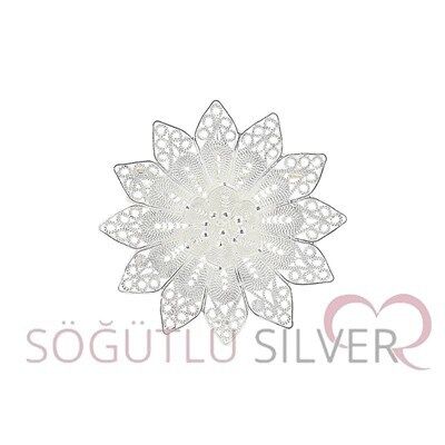 gümüş telkari broş broş492