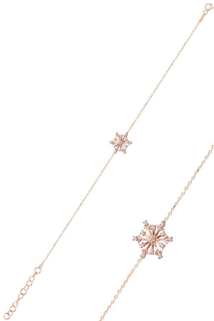 Gümüş zirkon taşlı kartanesi bileklik SGTL10093ROSE SGTL10830ROSE