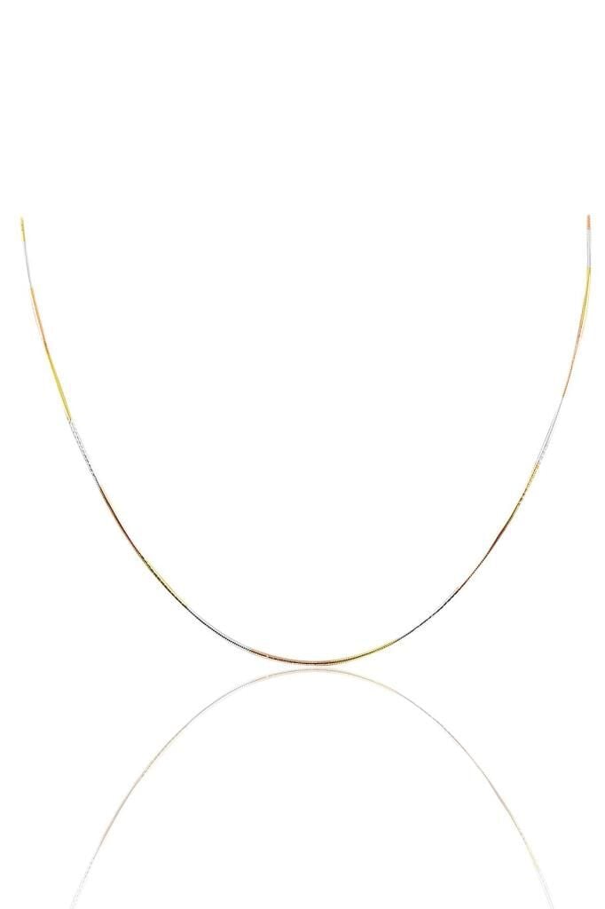 Gümüş renk akımı italyan yılan modeli zincir SGTL10846RNK