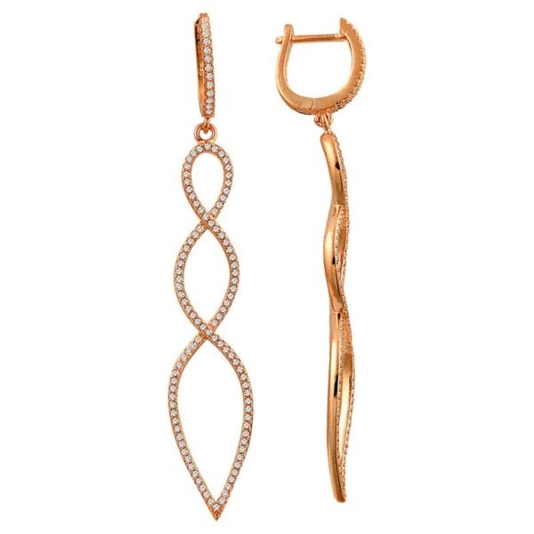 rose özel tasarım küpe SGTL2065